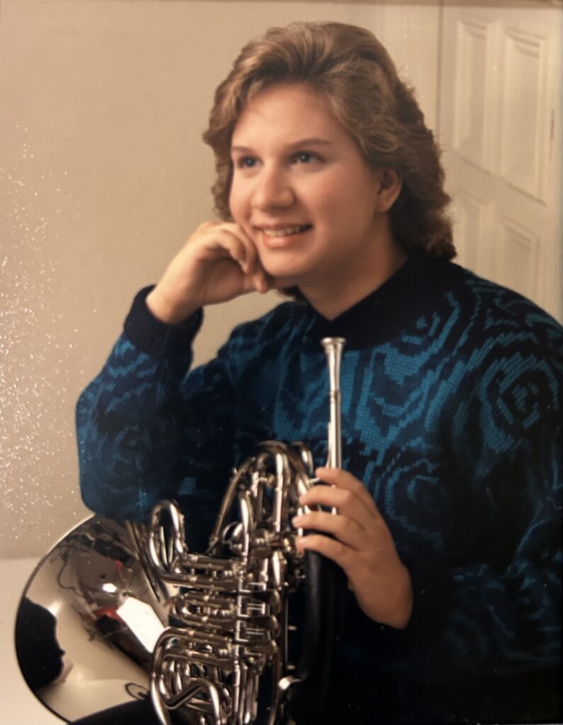Julia Rose, High School Senior Photos in 1989.
